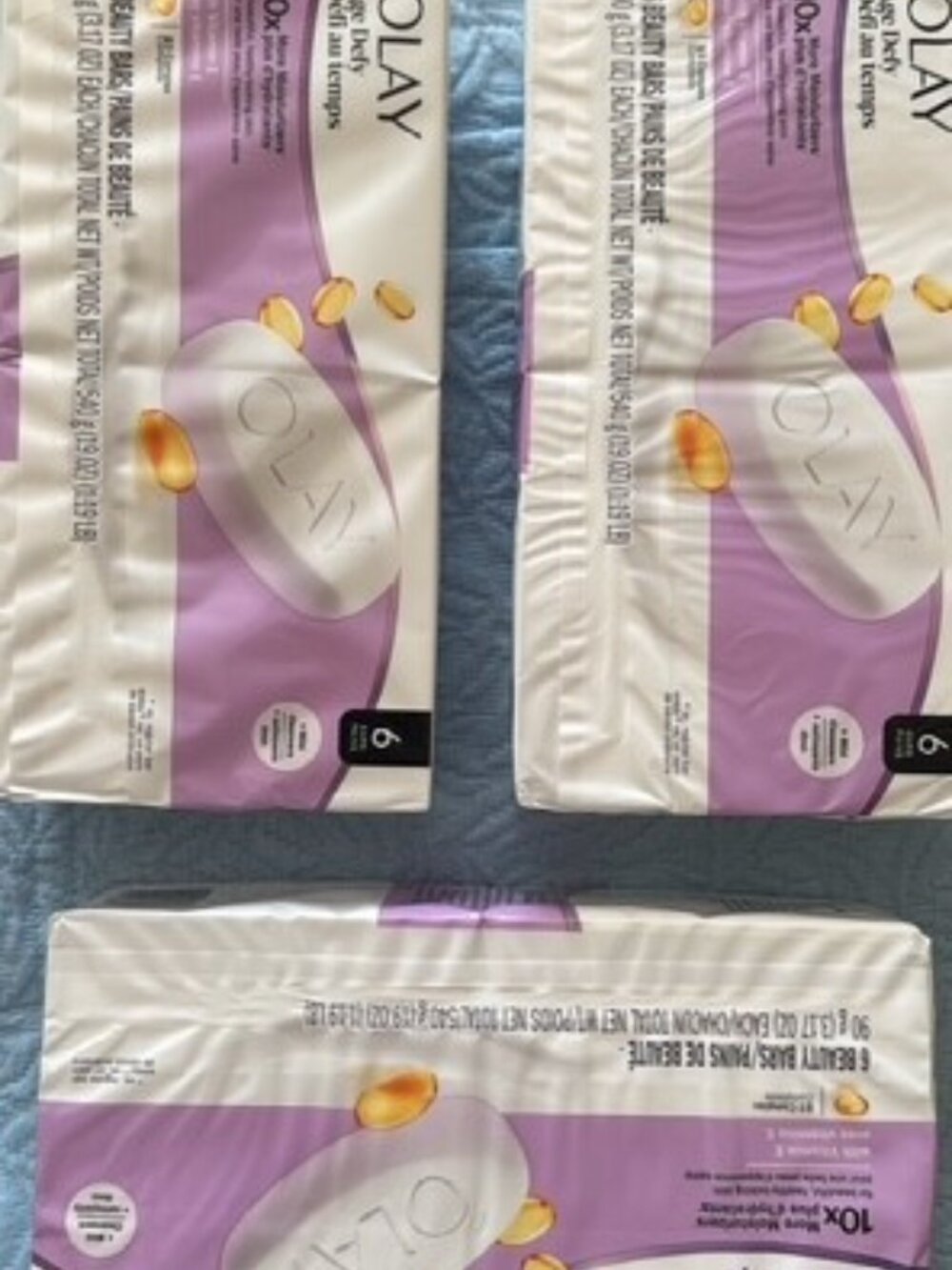 NEW 16 BARS OLAY AGE DEFYING SOAP, SEALED